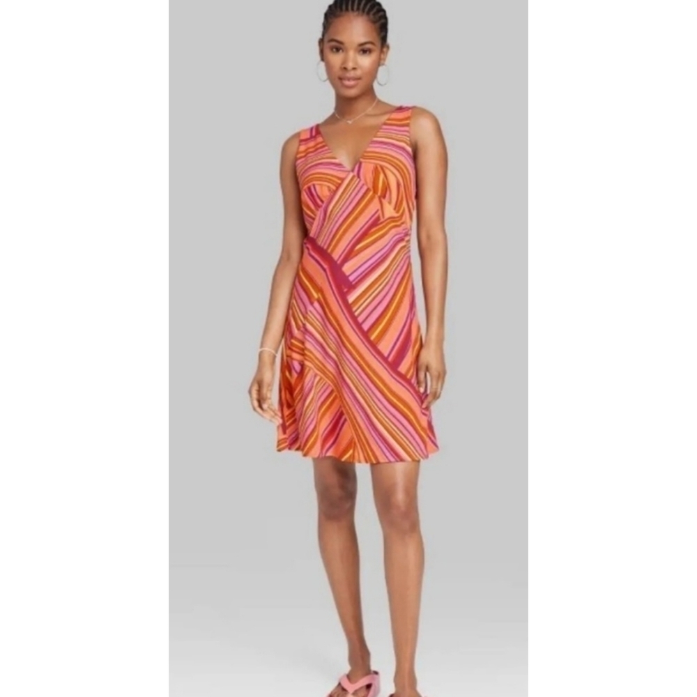 Wild Fable Woven Slip Mini Dress